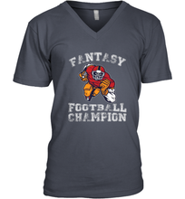 Load image into Gallery viewer, Fantasy Football Champion Winner League Draft Team Men's V-Neck
