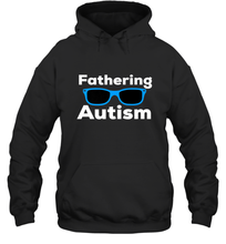 Load image into Gallery viewer, Fathering Autism Shades Hooded Sweatshirt
