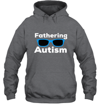 Load image into Gallery viewer, Fathering Autism Shades Hooded Sweatshirt
