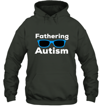 Load image into Gallery viewer, Fathering Autism Shades Hooded Sweatshirt
