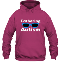 Load image into Gallery viewer, Fathering Autism Shades Hooded Sweatshirt

