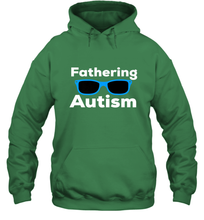 Load image into Gallery viewer, Fathering Autism Shades Hooded Sweatshirt
