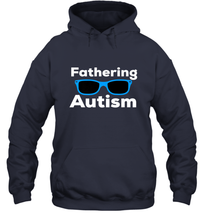 Load image into Gallery viewer, Fathering Autism Shades Hooded Sweatshirt
