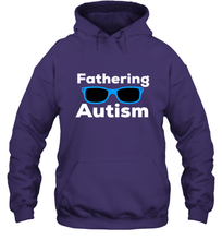 Load image into Gallery viewer, Fathering Autism Shades Hooded Sweatshirt
