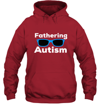Load image into Gallery viewer, Fathering Autism Shades Hooded Sweatshirt
