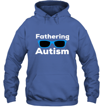 Load image into Gallery viewer, Fathering Autism Shades Hooded Sweatshirt
