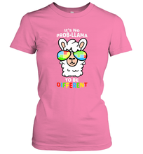 Load image into Gallery viewer, It's No Prob llama To Be Different Shirt _ Autism Gift Women's T-Shirt
