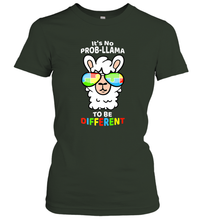 Load image into Gallery viewer, It's No Prob llama To Be Different Shirt _ Autism Gift Women's T-Shirt
