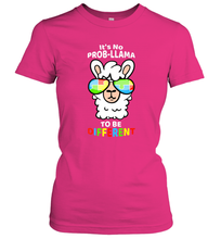 Load image into Gallery viewer, It's No Prob llama To Be Different Shirt _ Autism Gift Women's T-Shirt
