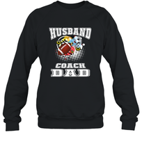 Load image into Gallery viewer, Husband Coach Dad Football Family Sports Team Game Crewneck Sweatshirt
