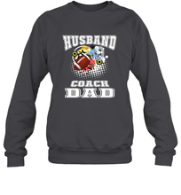 Load image into Gallery viewer, Husband Coach Dad Football Family Sports Team Game Crewneck Sweatshirt
