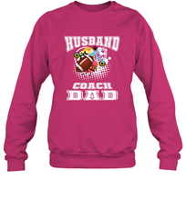 Load image into Gallery viewer, Husband Coach Dad Football Family Sports Team Game Crewneck Sweatshirt
