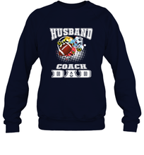 Load image into Gallery viewer, Husband Coach Dad Football Family Sports Team Game Crewneck Sweatshirt
