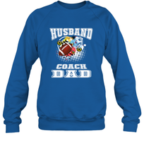 Load image into Gallery viewer, Husband Coach Dad Football Family Sports Team Game Crewneck Sweatshirt
