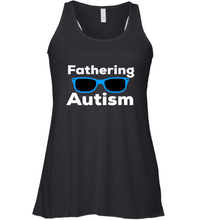 Load image into Gallery viewer, Fathering Autism Shades Women's Racerback Tank
