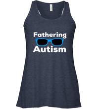 Load image into Gallery viewer, Fathering Autism Shades Women's Racerback Tank
