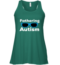 Load image into Gallery viewer, Fathering Autism Shades Women's Racerback Tank
