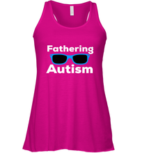 Load image into Gallery viewer, Fathering Autism Shades Women's Racerback Tank
