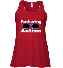 Load image into Gallery viewer, Fathering Autism Shades Women's Racerback Tank
