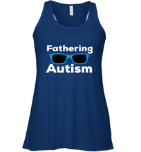 Load image into Gallery viewer, Fathering Autism Shades Women's Racerback Tank
