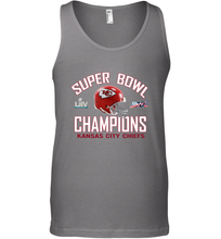 Load image into Gallery viewer, NFL super bowl Kansas City Chiefs Logo Helmet champions Men's Tank Top
