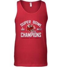 Load image into Gallery viewer, NFL super bowl Kansas City Chiefs Logo Helmet champions Men's Tank Top
