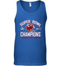 Load image into Gallery viewer, NFL super bowl Kansas City Chiefs Logo Helmet champions Men's Tank Top
