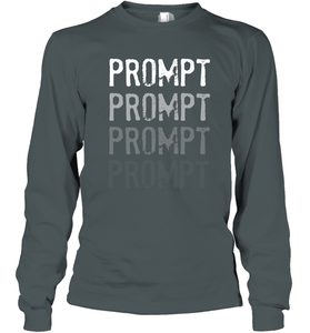 BCBA RBT Fading Prompts Behavior Analyst Long Sleeve T-Shirt