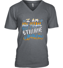Load image into Gallery viewer, Special Needs NonVerbal Autism Awesome Men's V-Neck
