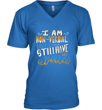 Load image into Gallery viewer, Special Needs NonVerbal Autism Awesome Men's V-Neck
