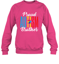 Load image into Gallery viewer, Proud Autism Brother Awareness Support Premium T Shirt Crewneck Sweatshirt
