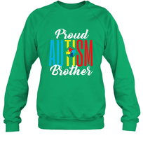 Load image into Gallery viewer, Proud Autism Brother Awareness Support Premium T Shirt Crewneck Sweatshirt
