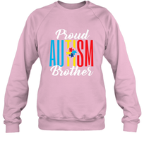 Load image into Gallery viewer, Proud Autism Brother Awareness Support Premium T Shirt Crewneck Sweatshirt
