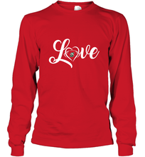 Load image into Gallery viewer, Stetson Hatters Love Heart  Football  Team Premium Long Sleeve T-Shirt
