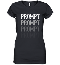 Load image into Gallery viewer, BCBA RBT Fading Prompts Behavior Analyst Women&#39;s V-Neck T-Shirt
