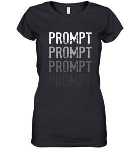 BCBA RBT Fading Prompts Behavior Analyst Women's V-Neck T-Shirt