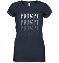Load image into Gallery viewer, BCBA RBT Fading Prompts Behavior Analyst Women&#39;s V-Neck T-Shirt

