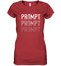 Load image into Gallery viewer, BCBA RBT Fading Prompts Behavior Analyst Women&#39;s V-Neck T-Shirt
