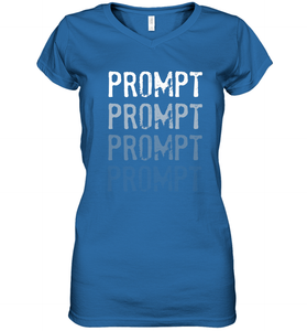 BCBA RBT Fading Prompts Behavior Analyst Women's V-Neck T-Shirt
