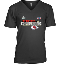 Load image into Gallery viewer, Youth Kansas City Chiefs NFL Pro Line by Fanatics Super Bowl LIV Champions Trophy Men's V-Neck
