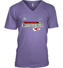 Load image into Gallery viewer, Youth Kansas City Chiefs NFL Pro Line by Fanatics Super Bowl LIV Champions Trophy Men's V-Neck
