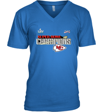 Load image into Gallery viewer, Youth Kansas City Chiefs NFL Pro Line by Fanatics Super Bowl LIV Champions Trophy Men's V-Neck
