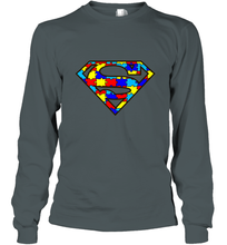 Load image into Gallery viewer, Autism Superhero Long Sleeve T-Shirt
