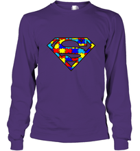 Load image into Gallery viewer, Autism Superhero Long Sleeve T-Shirt
