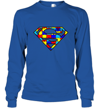Load image into Gallery viewer, Autism Superhero Long Sleeve T-Shirt
