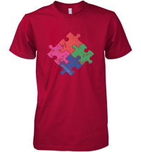 Load image into Gallery viewer, Autism Awareness Distressed T MaassSquad Men's Premium T-Shirt
