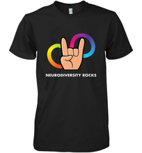 Load image into Gallery viewer, Neurodiversity Rocks Shirt Brain Autism Awareness Men's Premium T-Shirt
