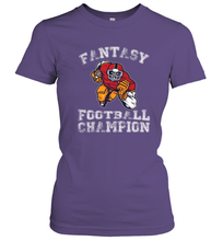 Load image into Gallery viewer, Fantasy Football Champion Winner League Draft Team Women's T-Shirt
