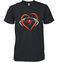 Load image into Gallery viewer, NFL Tampa Bay Buccaneers Heart Love Football Men's Premium T-Shirt
