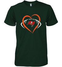 Load image into Gallery viewer, NFL Tampa Bay Buccaneers Heart Love Football Men's Premium T-Shirt
